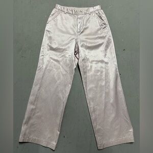 Our Legacy Sailor Pant Trousers Size 44 50s Pink Viscose Cotton Wide Leg